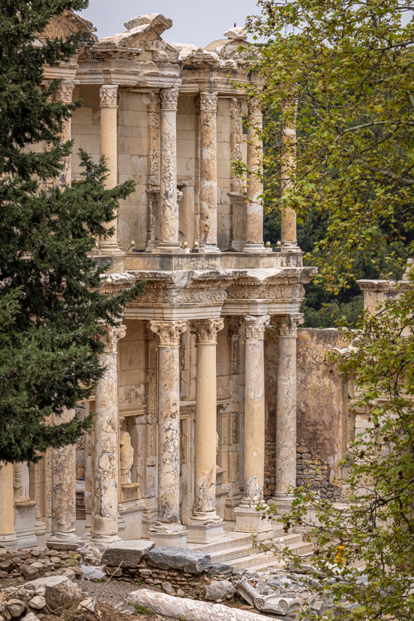 Marble Library in Ephesus, Türkiye