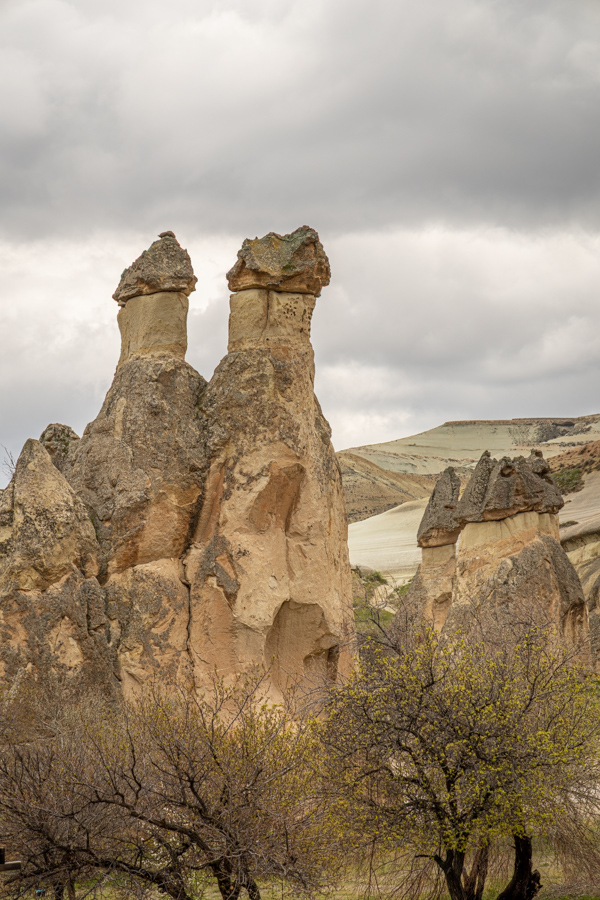 Three Beauties & Fairy Chimneys in Cappadocia, Türkiye