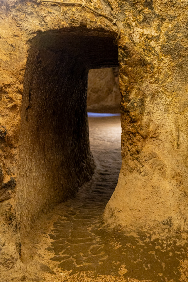 Özkonak Underground City in Cappadocia, Türkiye