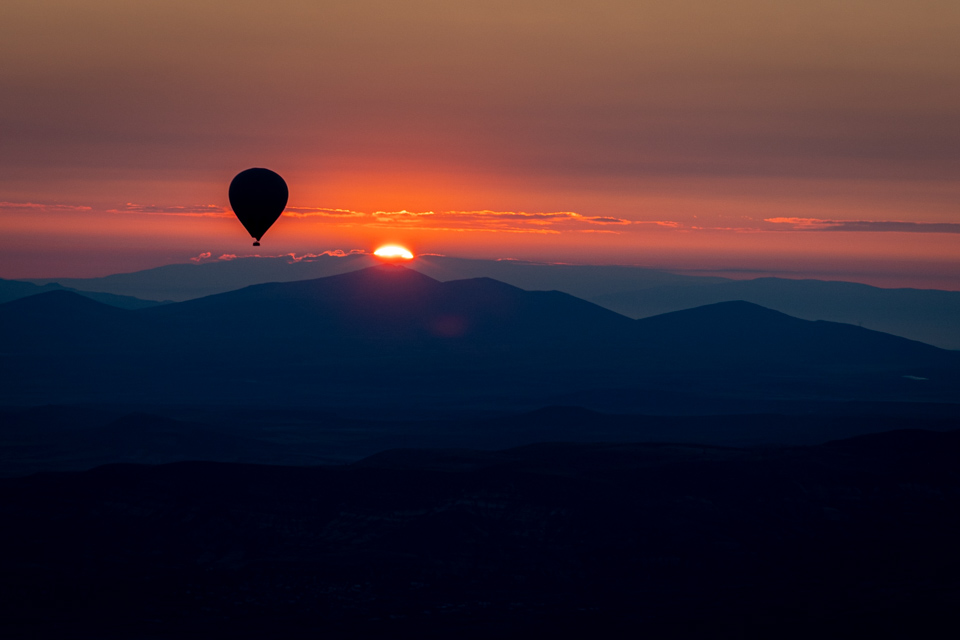 Up with Sun in Cappadocia, Türkiye