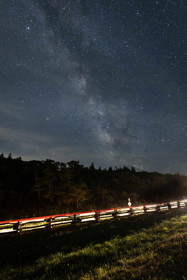 Passing Car in Brevard, North Carolina