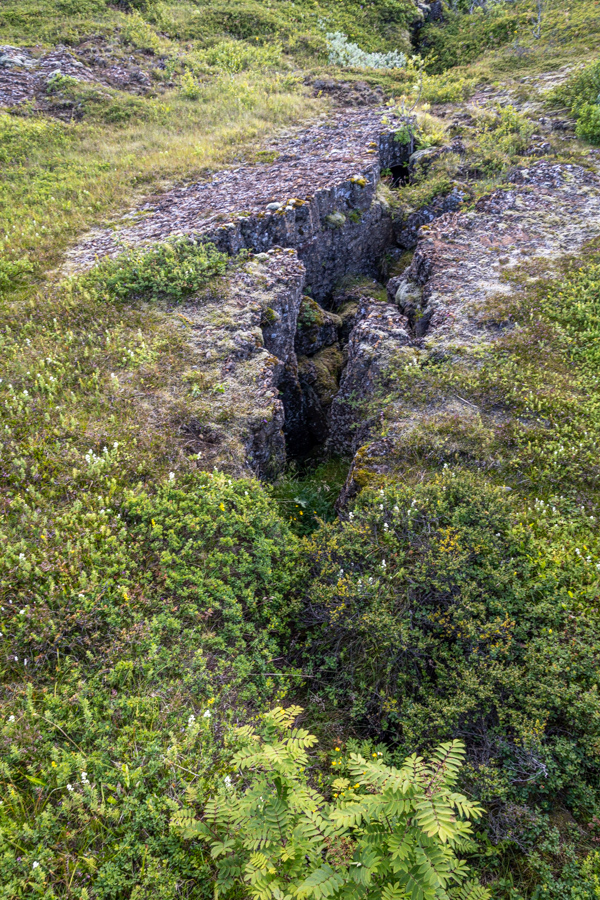 Falut Line in Þingvellir National Park, Iceland