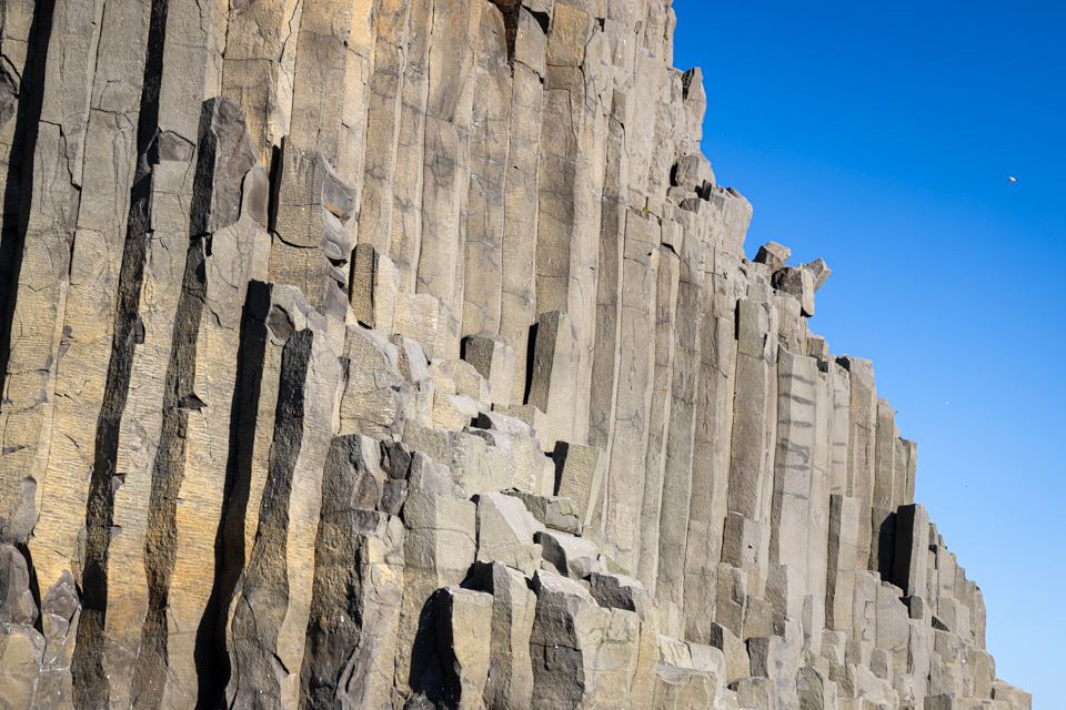 Basalt Columns in Vic, Iceland