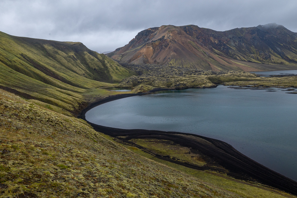 Frostastadavatn Lake in Fjallabak Nature Reserve, Iceland