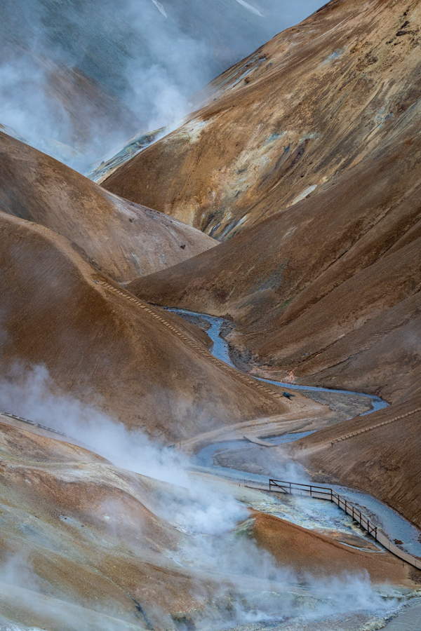 Warm River in Kerligafjöll, Iceland