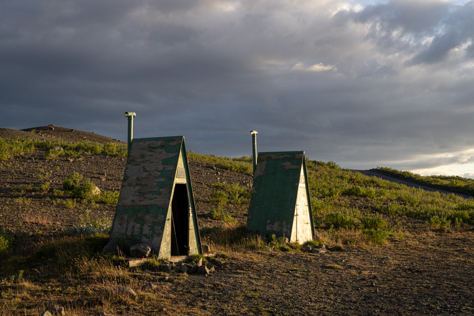 Outhouse in Akureyri, Iceland