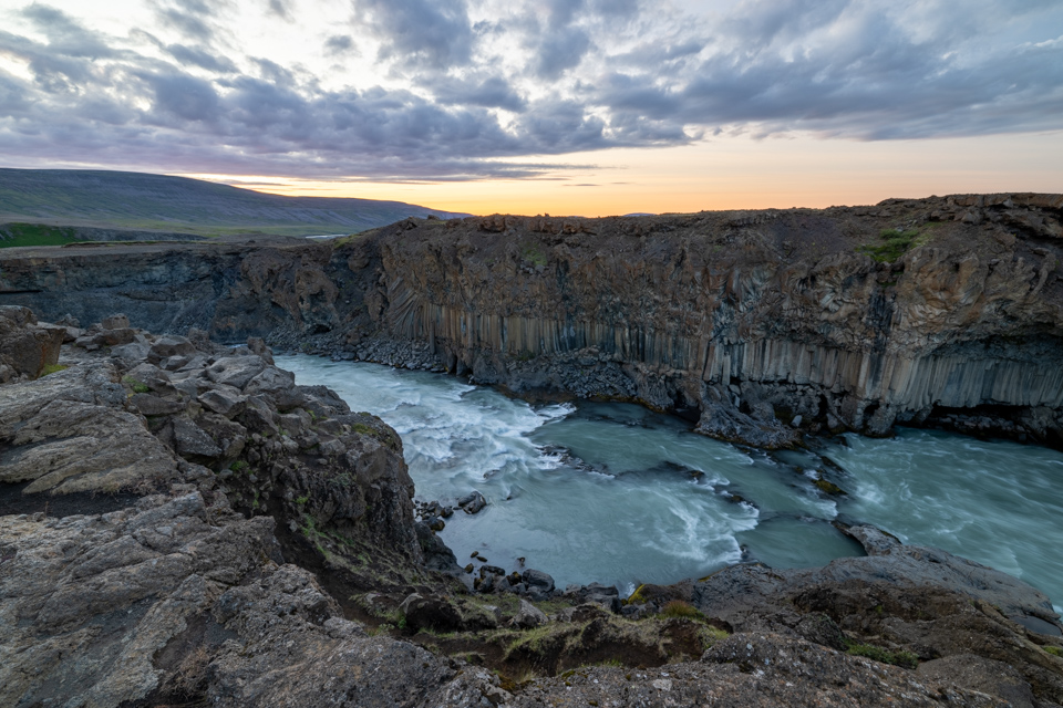 Sunset Canyon in Akureyri, Iceland
