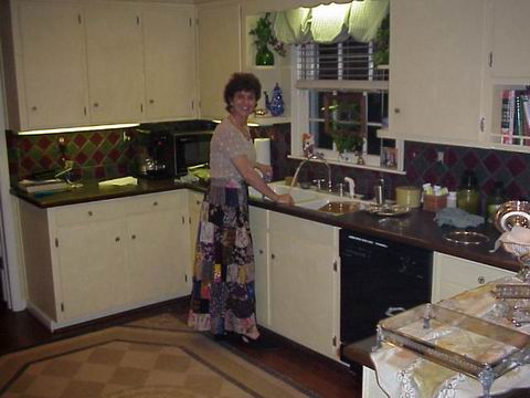 Virginia Ann cooking for Thanksgiving in Columbus, Georgia