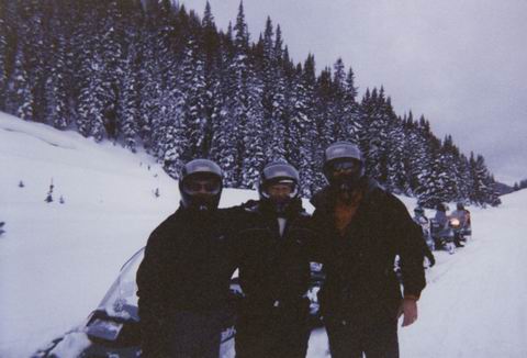 Cal Snowmobiling in Crested Bute, Colorado