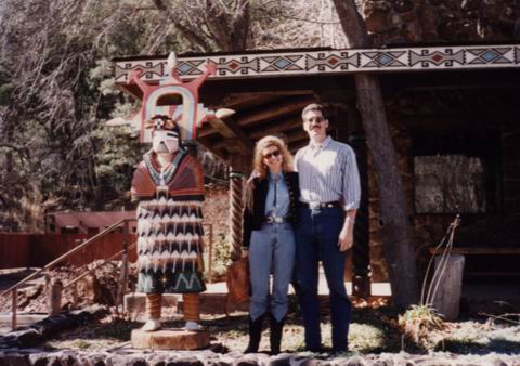 Virginia Ann and Cal in Sedona in Oak Creek Canyon, Arizona