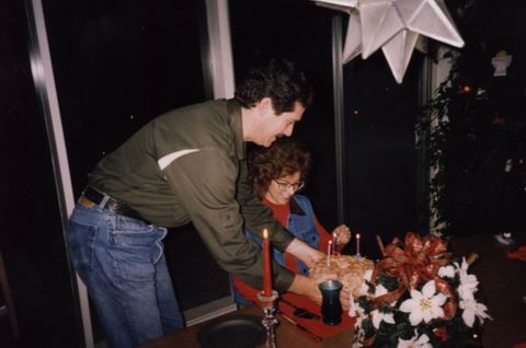 Virginia Ann Cutting her Cake in Phoenix, Arizona