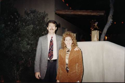 Virginia Ann and Cal at Christmas in Phoenix, Arizona
