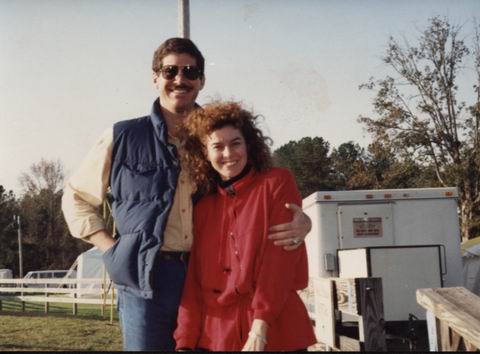 Cal and Virginia Ann at the Steeplechase in Pine Mountian, Georgia