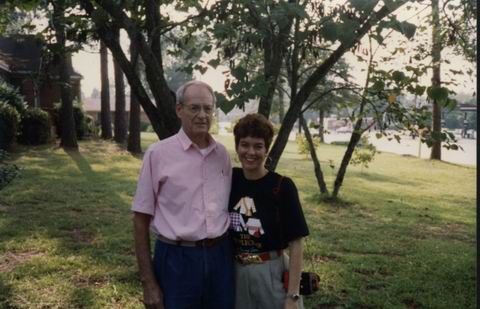 Virginia Ann and her Dad at Callaway Gardens in Pine Mountian, Georgia