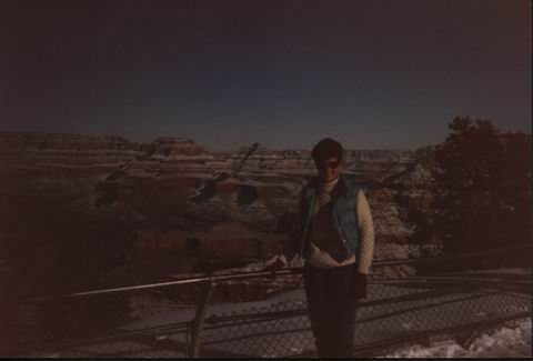 Virginia Ann at the Grand Canyon in Grand Canyon, Arizona