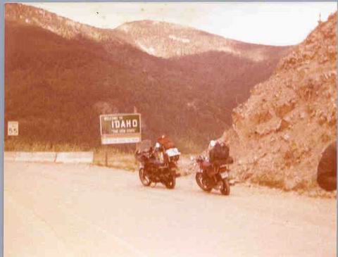 Entering Idaho in Boise, Idaho