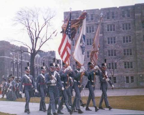Parent Day Parade Colorguard in West Point, New York