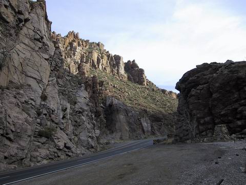 Highway to Globe in Globe, Arizona
