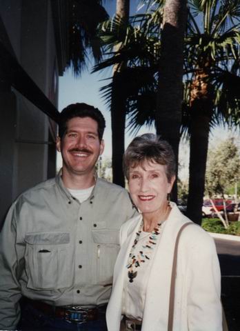 Cal and His Mother in Phoenix, Arizona