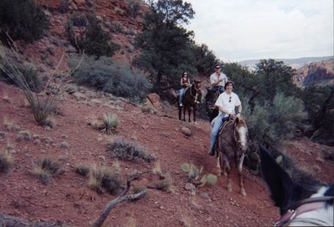 Cal Riding the Range in Sedona, Arizona