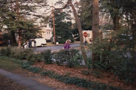 Barbara Eden in Our Yard in Columbus, Georgia