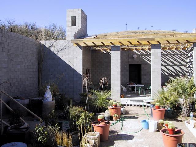 The Plaza of Casa Bud in Nogales, Arizona