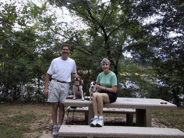 On the Columbus Riverwalk in Columbus, Georgia