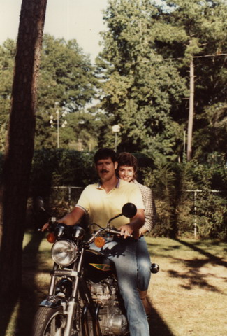 Cal and Virginia Ann Biking in Columbus, Georgia
