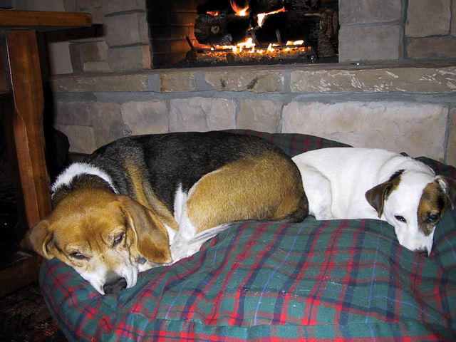 Cozy Fire in Highlands, North Carolina