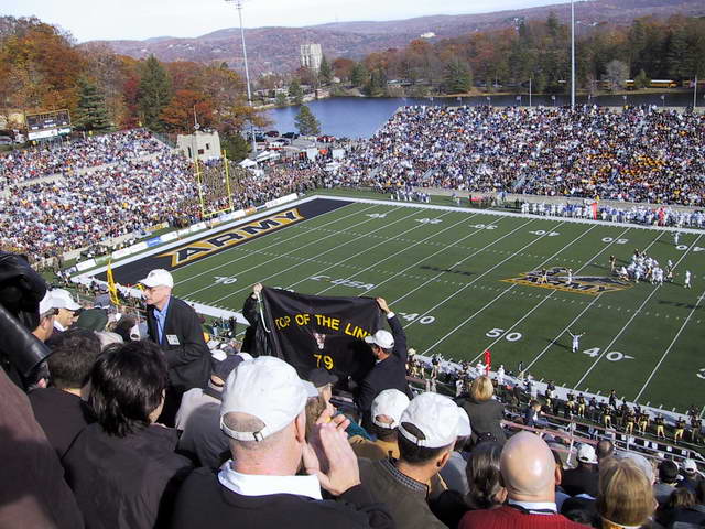 A View from the Stands in West Point, New York