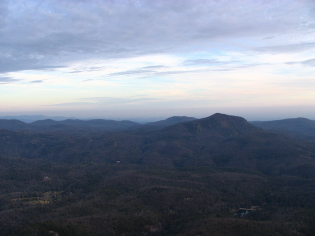 Mountian View in Highlands, North Carolina