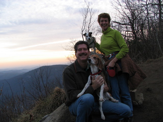 New Years Day on Whiteside in Highlands, North Carolina