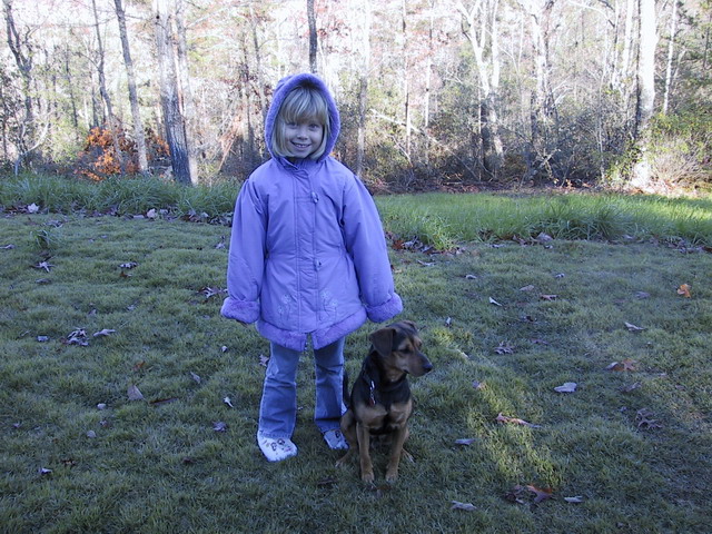 Taylor and Rosco in Highlands, North Carolina