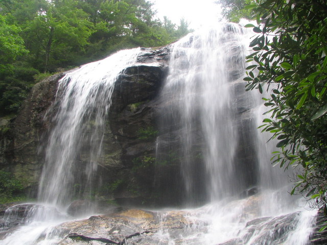Glenn Falls in Highlands, North Carolina