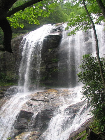 Glenn Falls in Highlands, North Carolina
