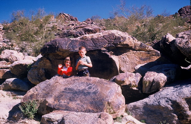 Playing in the Desert in Phoenix, Arizona