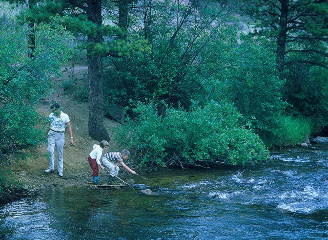 On the River in Estes Park, Colorado