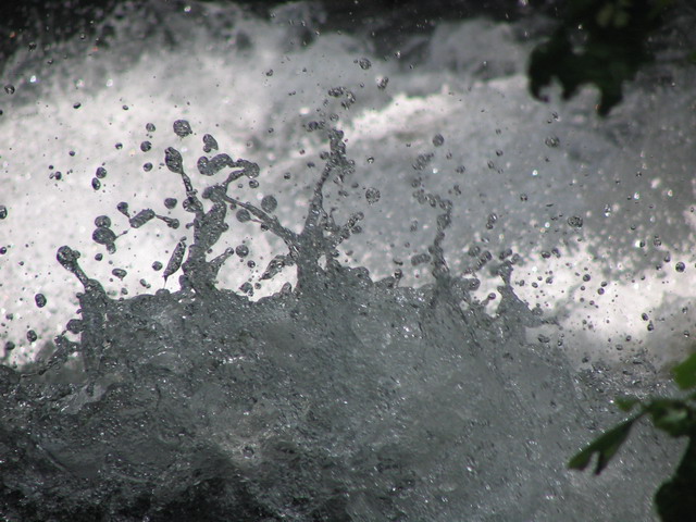White Water in Highlands, North Carolina
