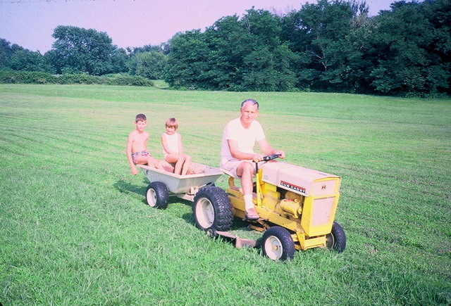 Mowing the Lawn in Topeka, Kansas