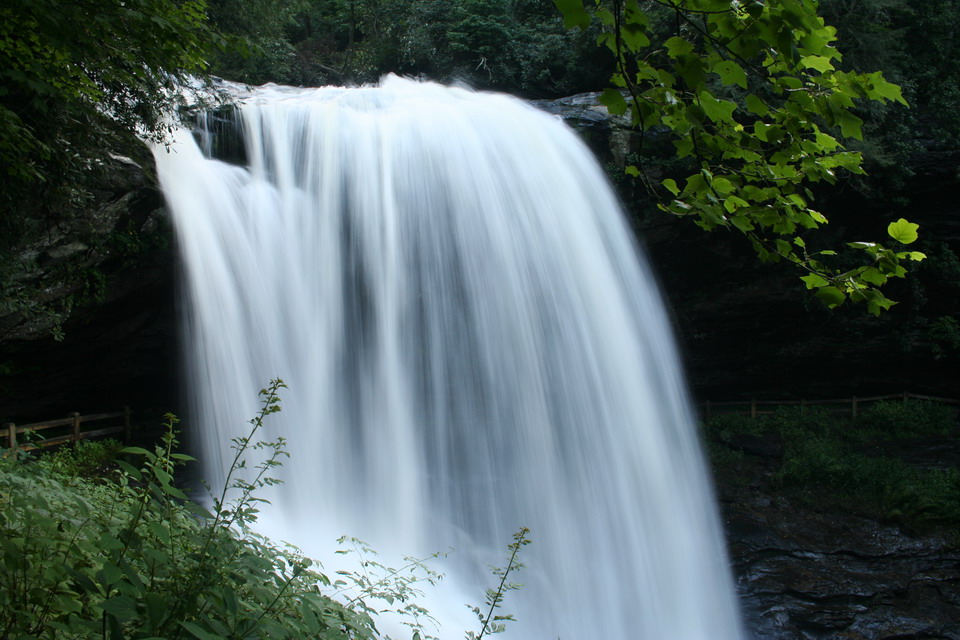 Dry Falls - Slow Mo in Highlands, North Carolina
