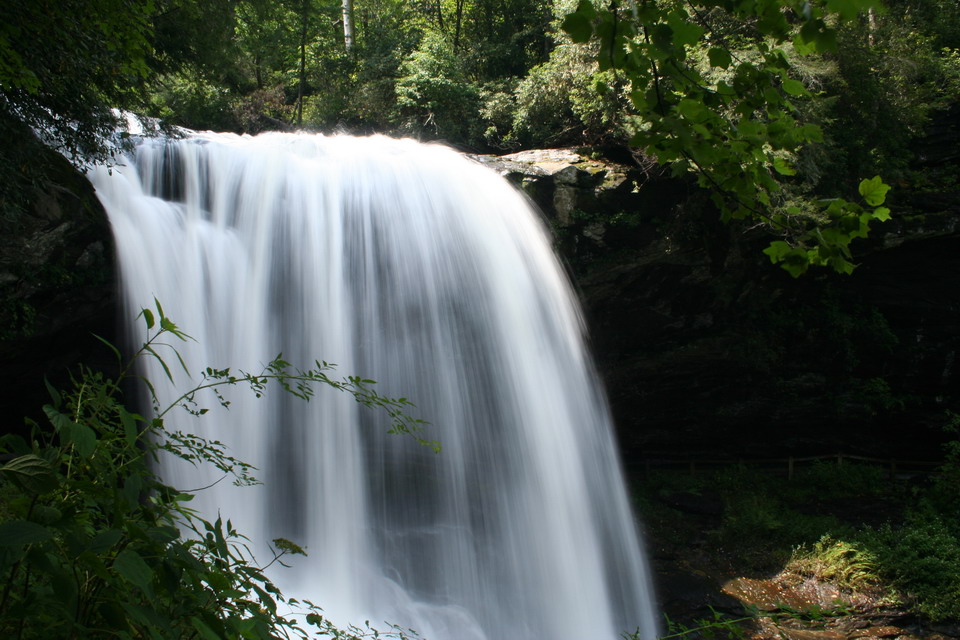 Dry Falls in Highlands, North Carolina