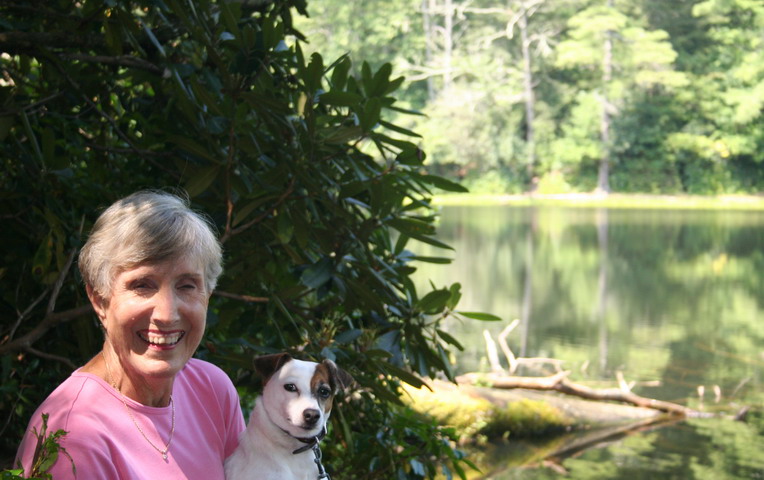 Mom and Sweetpea in Highlands, North Carolina
