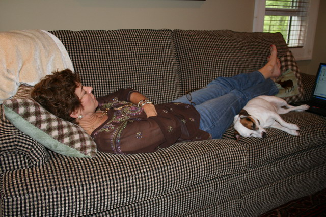 Napping in Highlands, North Carolina