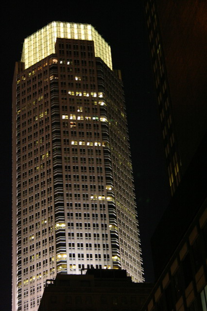 Night Sculpture in New York, New York