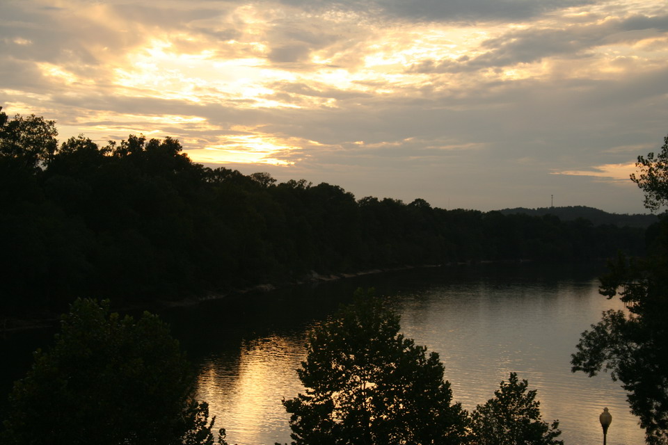 River Sunset in Columbus, Georgia