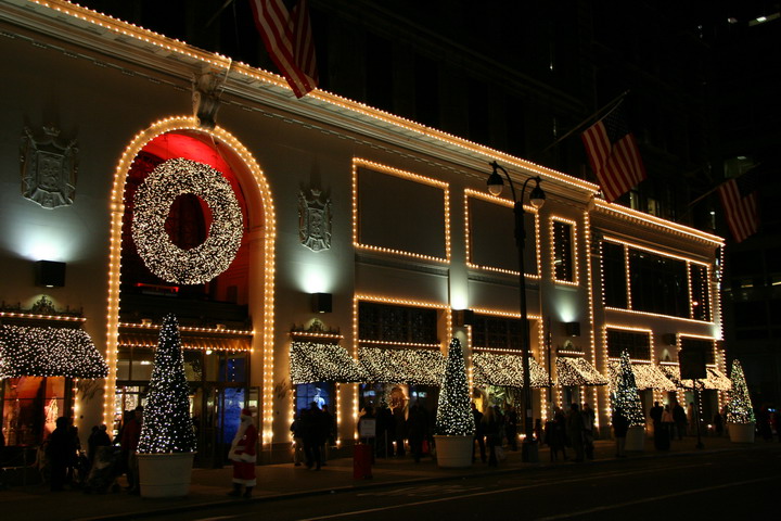 Lord and Taylor at Christmas in New York, New York