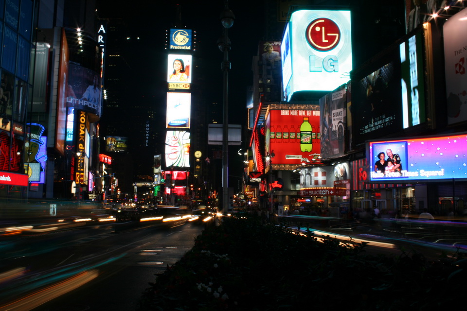 Times Square in New York, New York