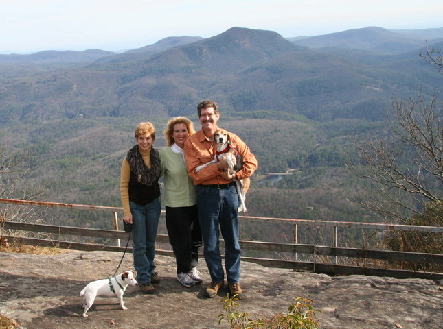 On Top of the Mountain in Highlands, North Carolina