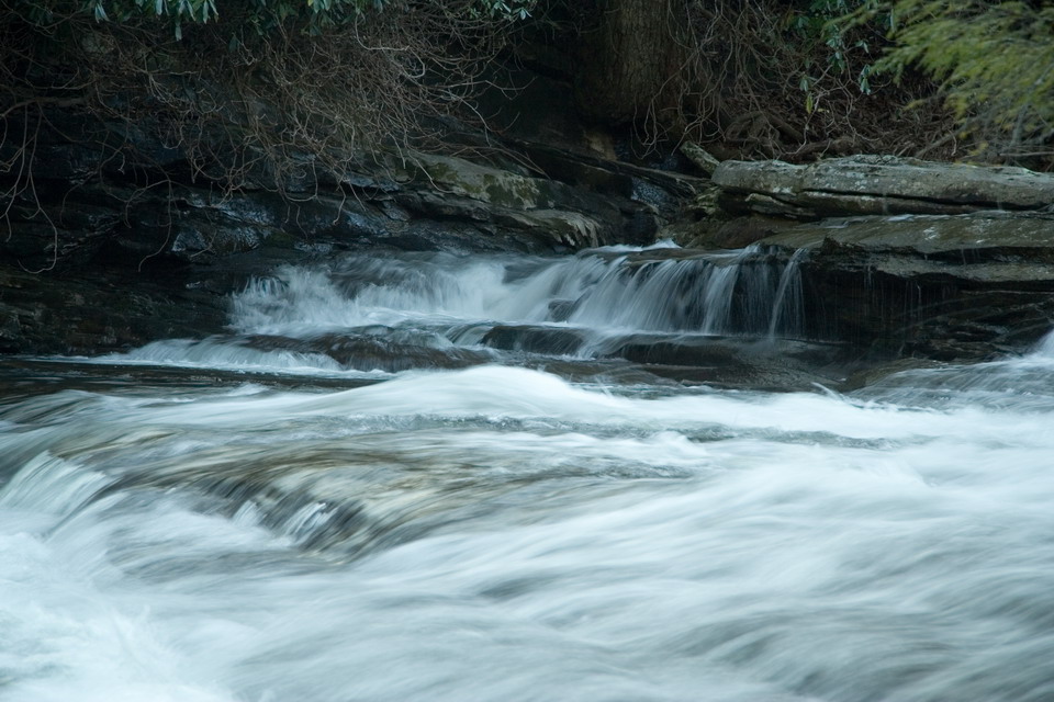 Horse Pasture River in Highlands, North Carolina