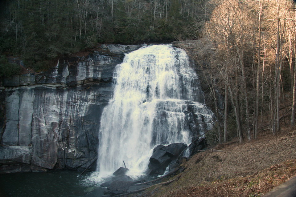Rainbow Falls in Highlands, North Carolina